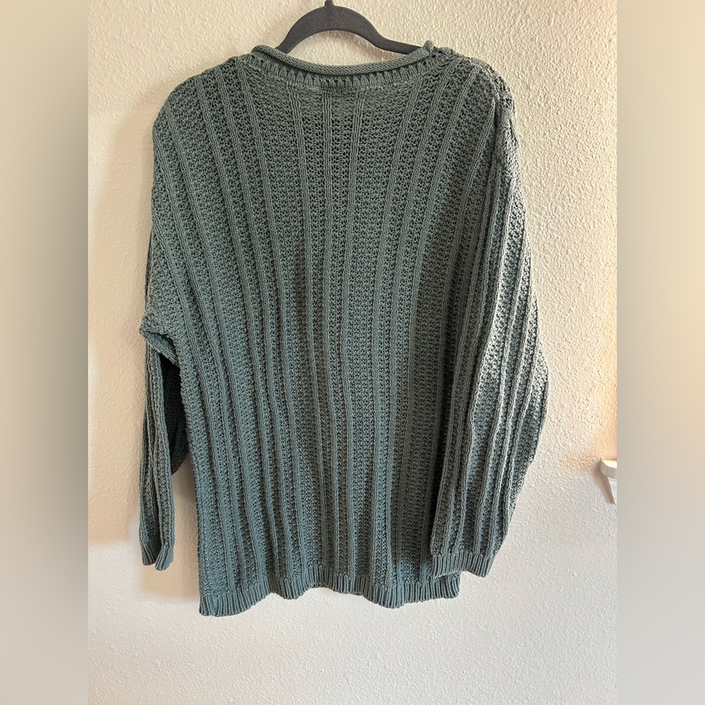 Vintage Cherokee Rolled Neck Cable Knit Crocheted USA Sweater Womens Size S - Picture 6 of 8
